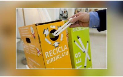 ENSE Conil es punto de reciclaje de lámparas y luminarias asociado a Ambilamp